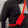 Rope case żelowe etui ze smyczą łańcuszkiem torebka smycz iPhone 13 czerwony na NearMe.pl