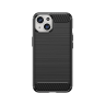 Elastyczne etui Carbon Case z wzorem karbon do iPhone 15 - czarne na NearMe.pl