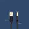 Kabel Ugreen US128 10370 USB-A 3.0 / USB-A 3.0 5Gb/s 1m - czarny na NearMe.pl