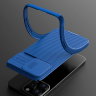 Pancerne etui Nillkin CamShield Pro Magnetic Case do iPhone 15 z osłoną na aparat - zielony na NearMe.pl