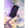 Kingxbar Lucky Series etui ozdobione oryginalnymi Kryształami Swarovskiego iPhone 12 mini przezroczysty (Luck) na NearMe.pl
