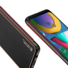 Dux Ducis Yolo eleganckie etui pokrowiec ze skóry ekologicznej Samsung Galaxy M30s czarny na NearMe.pl