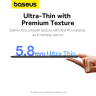 Etui z klawiaturą Baseus Brilliance Series na iPad Pro 12.9'' (2022/2021/2020/2019) + kabel USB-C - czarne na NearMe.pl