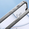 Baseus Frosted Glass Case etui pokrowiec do iPhone 13 Pro sztywna obudowa z żelową ramką przezroczysty (ARWS000702) na NearMe.pl