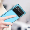 Outer Space Case etui Xiaomi Poco X4 Pro 5G pokrowiec z elastyczną ramką niebieskie na NearMe.pl