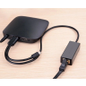 Ugreen zewnętrzna karta sieciowa RJ45 - USB 2.0 100 Mbps Ethernet czarny (CR110 20254) na NearMe.pl
