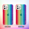 Kingxbar Ombre etui pokrowiec iPhone 12 Pro Max wielokolorowy na NearMe.pl