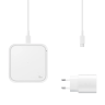Ładowarka Samsung Wireless Charger Pad EP-P2400TWEGEU indukcyjna 15W + ładowarka sieciowa + kabel USB-C - biała na NearMe.pl