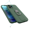 Ring Case silikonowe etui z uchwytem na palec i podstawką do Samsung Galaxy S22 Ultra niebieski na NearMe.pl