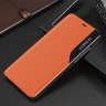 Eco Leather View Case elegancki futerał etui z klapką i funkcją podstawki iPhone 13 Pro Max pomarańczowy na NearMe.pl
