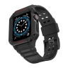 Pasek z etui ochronnym Protect Strap Band do Apple Watch 38 / 40 / 41 mm opaska obudowa pancerna - czarny na NearMe.pl