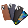 Dux Ducis Naples etui iPhone 14 Plus magnetyczny skórzany pokrowiec MagSafe niebieskie na NearMe.pl