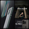 Etui Spigen Ultra Hybrid na iPhone 15 Pro - ciemnozielone na NearMe.pl