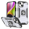 Pancerne etui z uchwytem na palec do iPhone 15 Plus Wozinsky Ring Armor - srebrne na NearMe.pl