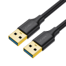 Kabel Ugreen US128 10370 USB-A 3.0 / USB-A 3.0 5Gb/s 1m - czarny na NearMe.pl