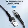 Kabel Wozinsky WNBAC1 USB-A / USB-C 2.4A 1 m - czarny na NearMe.pl
