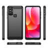 Carbon Case elastyczne etui pokrowiec Motorola Moto G Power 2022 czarny na NearMe.pl