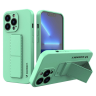 Wozinsky Kickstand Case silikonowe etui z podstawką iPhone 13 miętowe na NearMe.pl