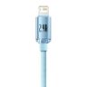 Kabel USB do iP Baseus Crystal Shine, 2.4A, 1.2m (niebieski) na NearMe.pl