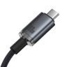 Kabel USB-C do USB-C Baseus Crystal Shine 100W, 1,5m 20Gb (czarny) na NearMe.pl