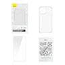 Etui Baseus Crystal Series Clear do iPhone 12 Pro (przeźroczyste) +szkło hartowane +zestaw czyszczący na NearMe.pl