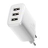 Ładowarka sieciowa Baseus Compact Quick Charger, 3x USB, 17W (biała) na NearMe.pl