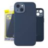 Zestaw ochronny Baseus Liquid Silica etui i szkło hartowane do iPhone 14 Plus (niebieski) na NearMe.pl