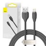 Kabel USB do Lightning Baseus Jelly, 2,4A 1,2m (czarny) na NearMe.pl