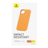 Etui na telefon iPhone15 Plus Baseus Fauxther Series (Pomarańczowy) na NearMe.pl