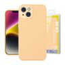 Etui Baseus Liquid Silica Gel do iPhone 14 Plus (żółte) +szkło hartowane +zestaw czyszczący na NearMe.pl