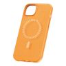 Magnetyczne Etui na telefon iPhone 15 Plus Baseus Fauxther Series (Pomarańczowe) na NearMe.pl