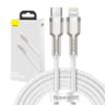 Kabel USB-C do Lightning Baseus Cafule, PD, 20W, 2m (biały) na NearMe.pl