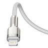 Kabel USB-C do Lightning Baseus Cafule, PD, 20W, 2m (biały) na NearMe.pl
