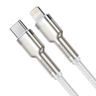Kabel USB-C do Lightning Baseus Cafule, PD, 20W, 2m (biały) na NearMe.pl