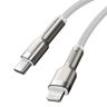 Kabel USB-C do Lightning Baseus Cafule, PD, 20W, 2m (biały) na NearMe.pl