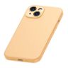 Etui Baseus Liquid Silica Gel do iPhone 14 Plus (żółte) +szkło hartowane +zestaw czyszczący na NearMe.pl