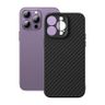 Magnetyczne etui Baseus Synthetic Fiber Series do iPhone 14 Pro (czarne) +szkło hartowane +zestaw czyszczący na NearMe.pl