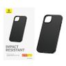 Etui na telefon iPhone15 Baseus Fauxther Series (Czarny) na NearMe.pl