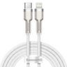 Kabel USB-C do Lightning Baseus Cafule, PD, 20W, 2m (biały) na NearMe.pl