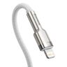 Kabel USB-C do Lightning Baseus Cafule, PD, 20W, 2m (biały) na NearMe.pl