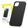 Etui na telefon iPhone15 Pro Baseus Fauxther Series (Czarny) na NearMe.pl