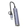 Hub 4w1 Baseus UltraJoy USB-A&USB-C do 3xUSB3.0+USB-C+RJ45 (szary) na NearMe.pl