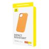 Etui na telefon iPhone15 Pro Baseus Fauxther Series (Pomarańczowy) na NearMe.pl
