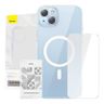 Magnetyczne Etui Baseus Crystal Series do iPhone 14 Plus + szkło hartowane na NearMe.pl