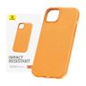Etui na telefon iPhone15 ProMax Baseus Fauxther Series (Pomarańczowy) na NearMe.pl