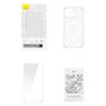 Etui ochronne Baseus Magnetic Crystal Clear do iPhone 13 Pro (transparentne) + szkło hartowane + zestaw czyszczący na NearMe.pl