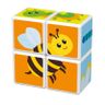 Klocki magnetyczne Magicube Printed Insects + karty 7 elementów GEOMAG GEO-121 na NearMe.pl