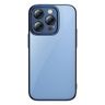 Zestaw ochronny Baseus Glitter przeźroczyste etui i szkło hartowane do iPhone 14 Pro Max (niebieski) na NearMe.pl