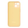 Etui Baseus Liquid Silica Gel do iPhone 14 Plus (żółte) +szkło hartowane +zestaw czyszczący na NearMe.pl