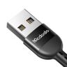 Kabel sprężynowy USB do USB-C Mcdodo Omega CA-6420 1.8m (czarny) na NearMe.pl